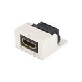 Panduit MINI-COM HDMI 1.3 TYPE A, FEMALE TO FEMALE CAT 2 COUPLER, ELEC IVORY CMHDMIEI